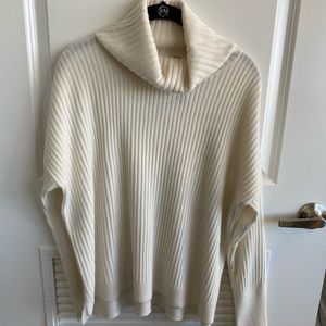 Raffi Ribbed 100% Cashmere Turtleneck Sweater